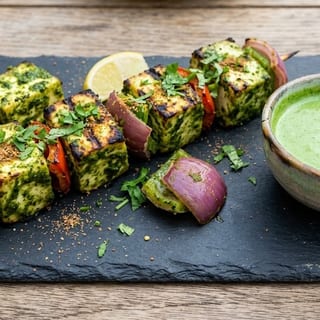 Hariyali Paneer Tikka Kabab  - ##  New Starter ##