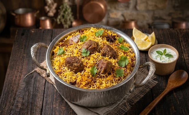 Lamb Biryani - gluten free # Halal #.