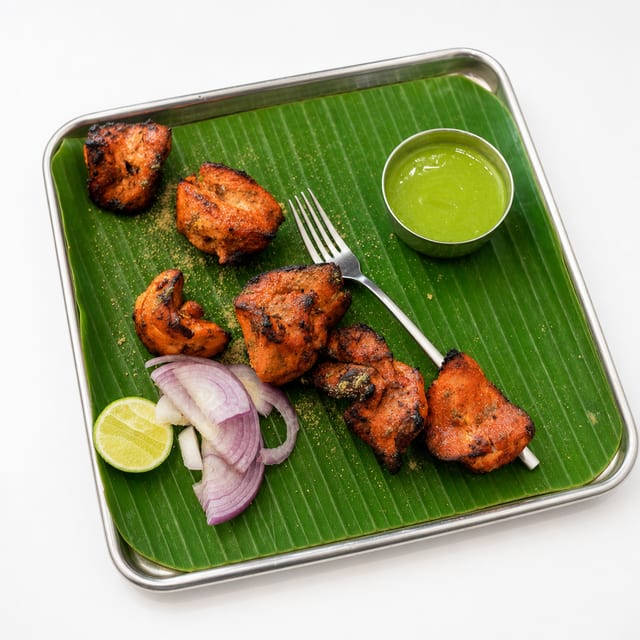 Lunch Chicken Tikka Kabab - Halal and Gluten free.