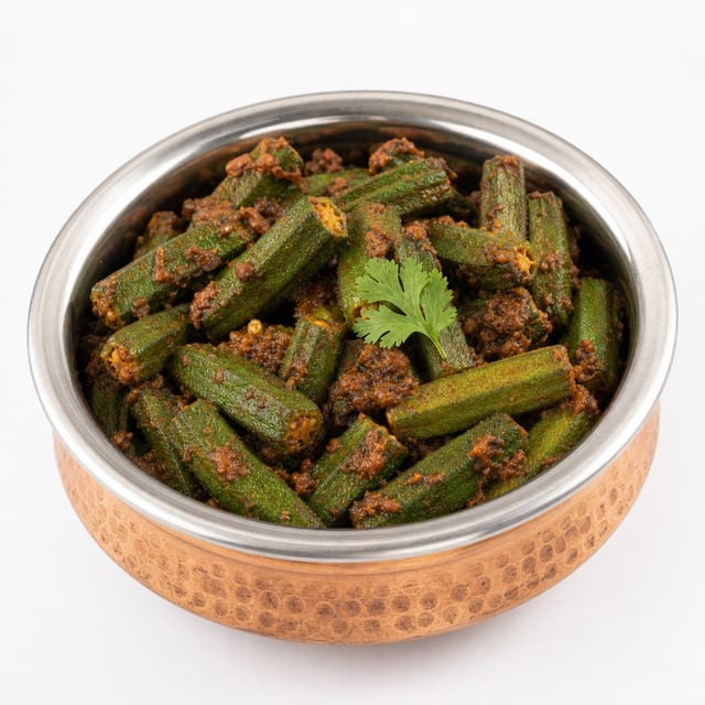Bhindi Masala - (Okra Dish) - Vegan & gluten free.