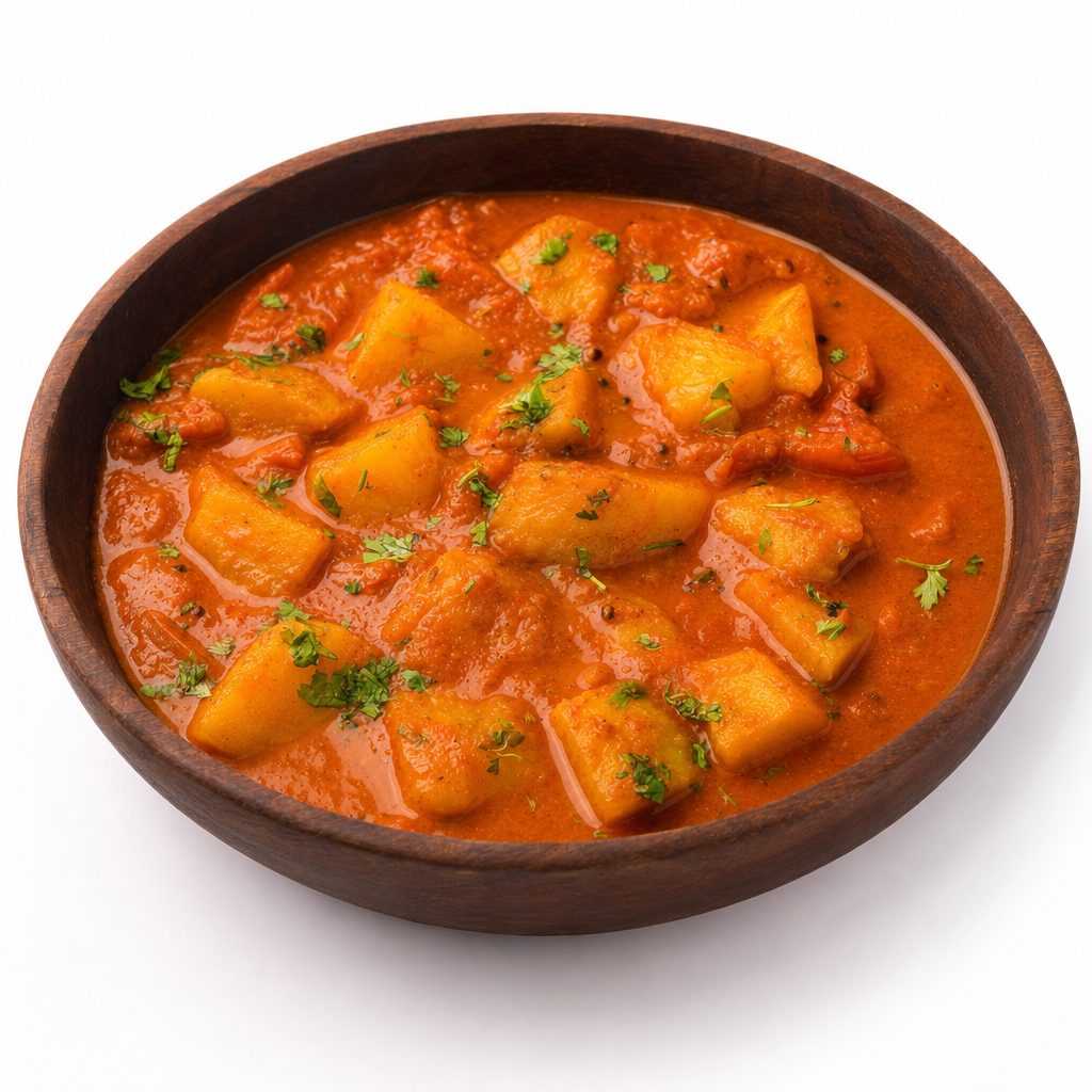 Lunch Aloo Vindaloo- gluten free.