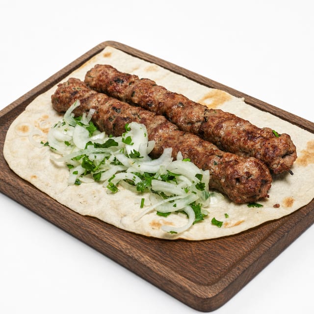 Vegetable Seekh Kabab.
