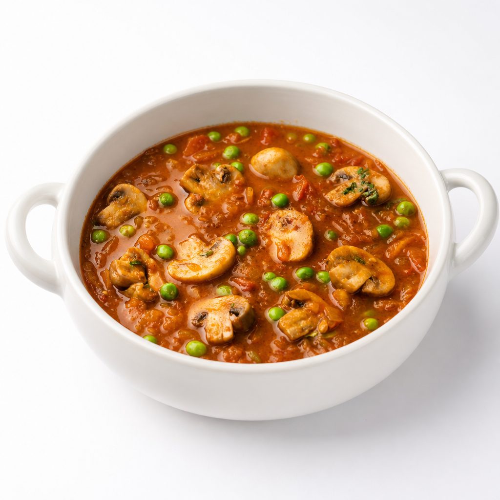 Lunch Mushroom Mutter- vegan/gluten free.