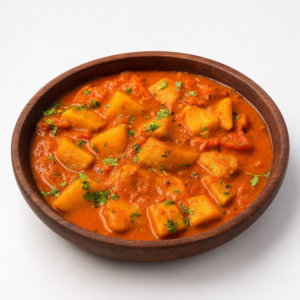 Pumpkin Tikka Masala- vegan.