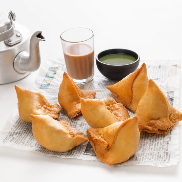 Party size Samosa- veg ## 4pcs ##.