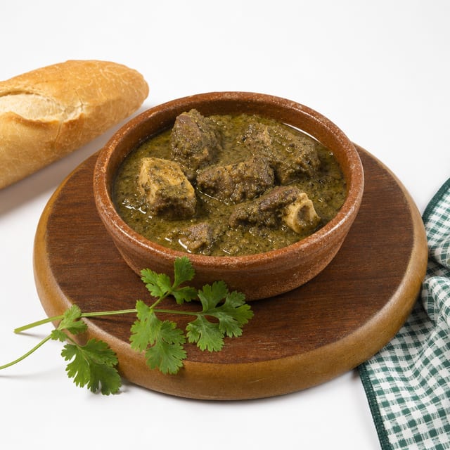 Lunch Goat saag - gluten free (Halal).