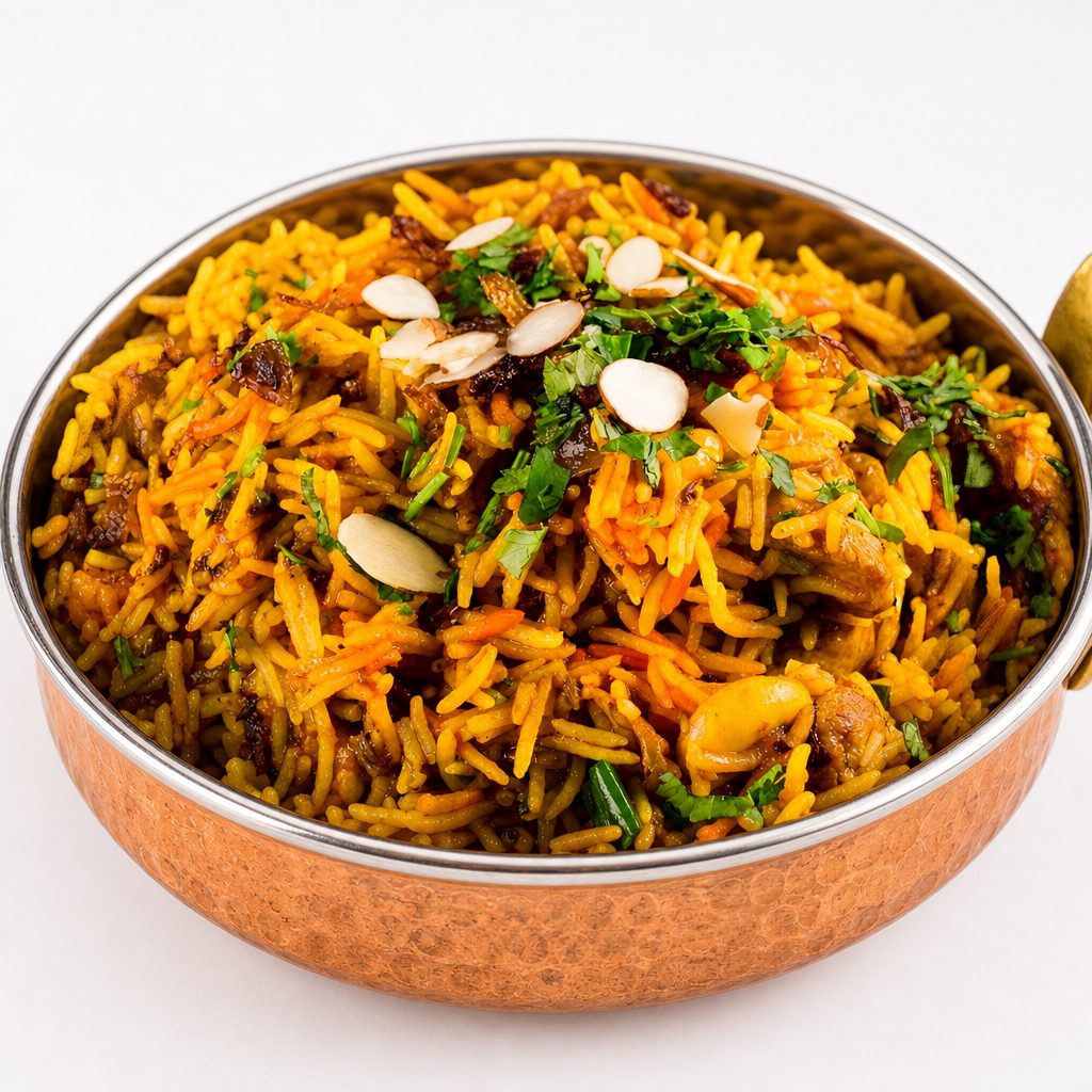 Vegetable Biryani.