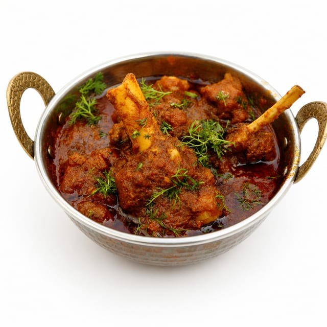 Lunch Goat Achari - gluten free (Halal).
