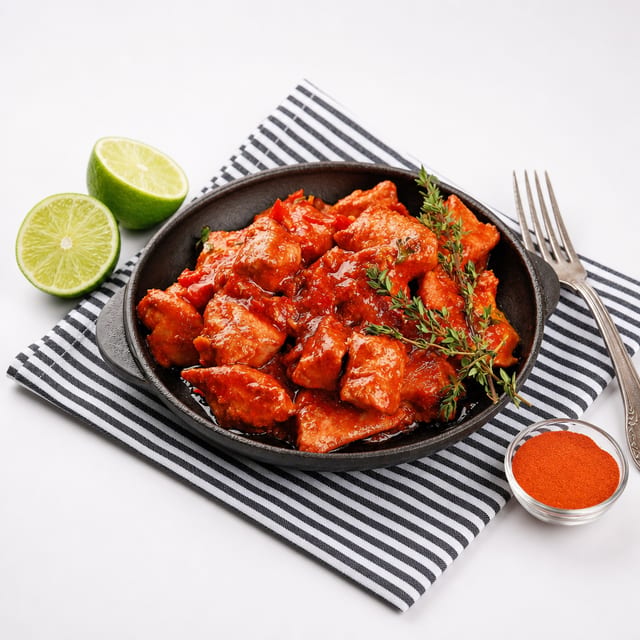 Chilli Chicken- gluten free and Halal.
