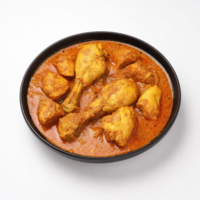 Dhaba Style Bone-in Chicken Curry - Halal and Gluten Free.