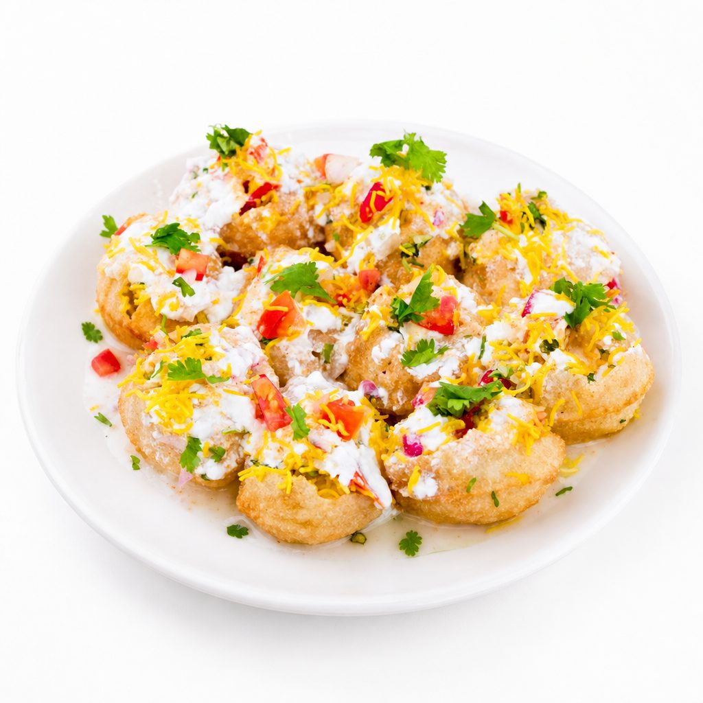 Dahi Batata Puri - New Chaat !!.