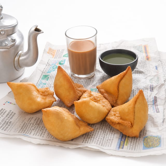 Lamb Samosa (2 Pcs) - Appetizer (halal) ---FRESHLY MADE!.