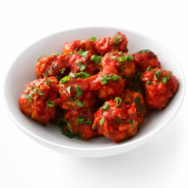 Gobhi Manchurian = vegan/gluten free.