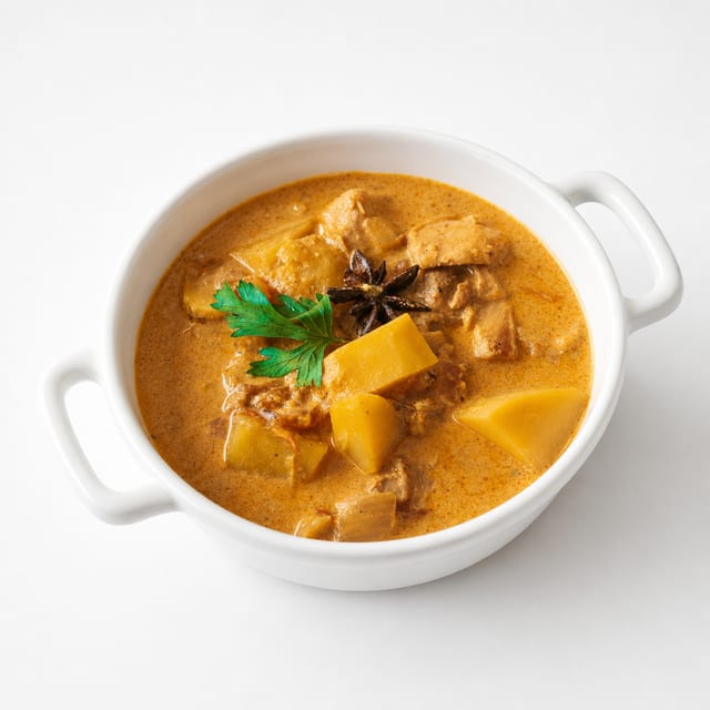 Lunch Coconut chicken curry (Halal).