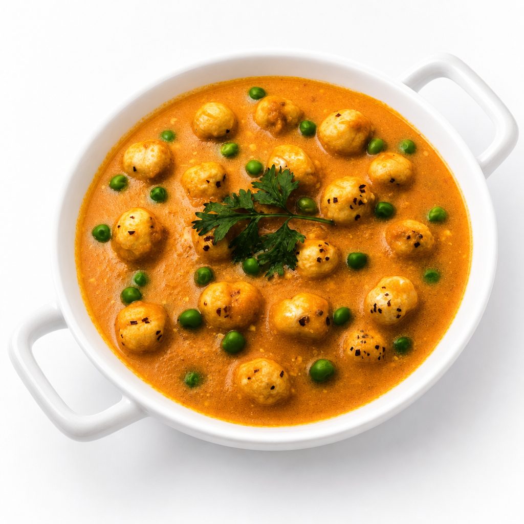 Mutter Makhana Curry - new vegan dish !.