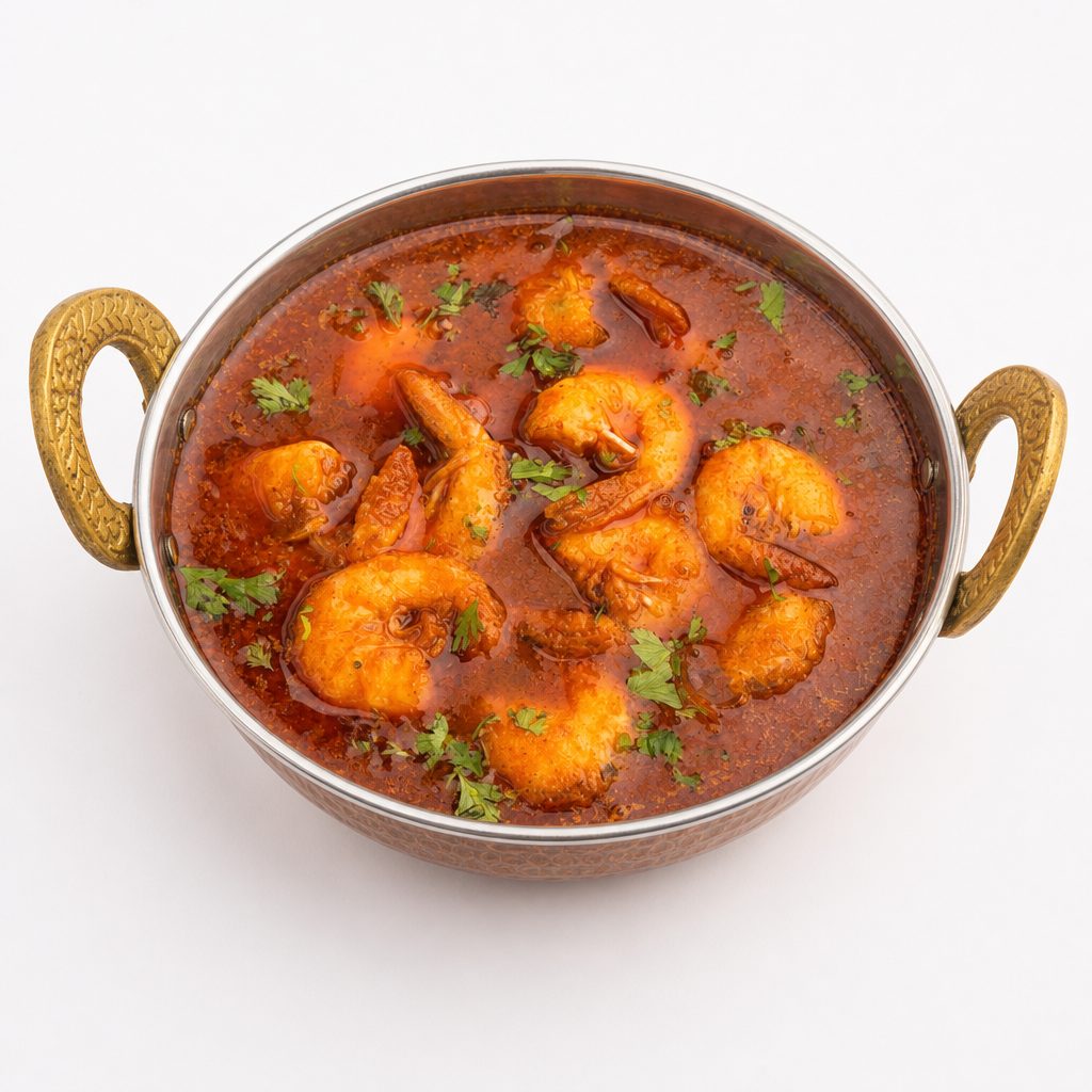 Lunch Malabari Shrimp Curry.