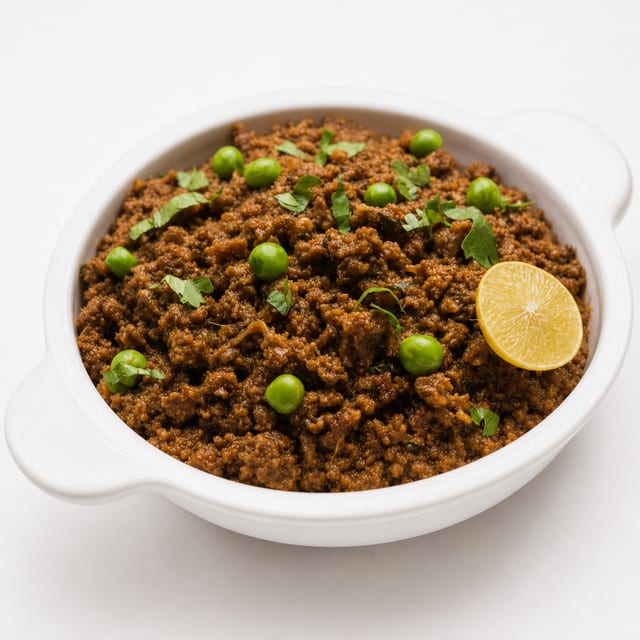 Keema Mutter- chicken (gluten free).