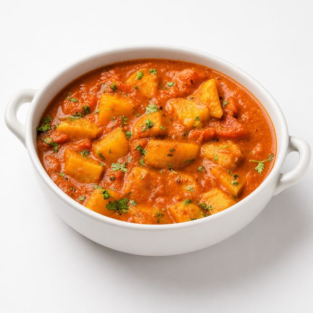Vegan Aloo Tikka Masala- New vegan dish.