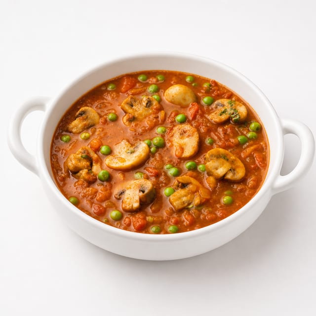Mushroom Mutter (Veg/Vegan/Gluten free).