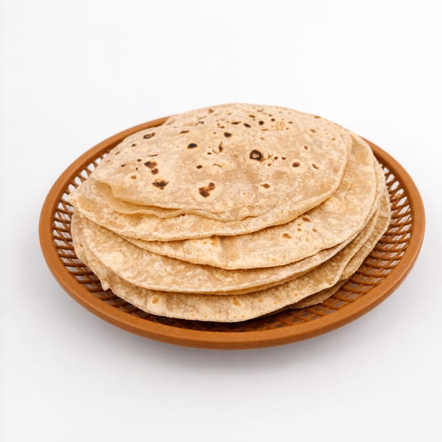 WHOLE WHEAT Tawa roti - 2 pcs #Vegan #.