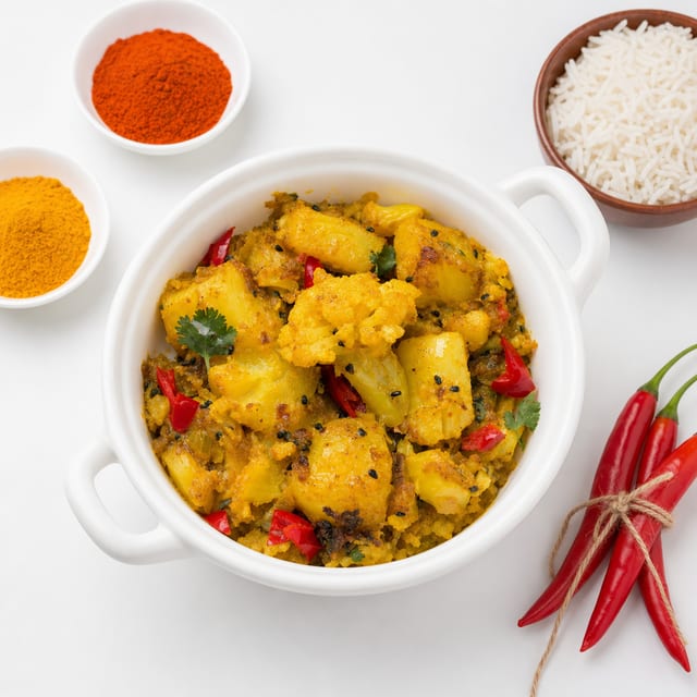 Lunch Aloo Gobi- gluten free.