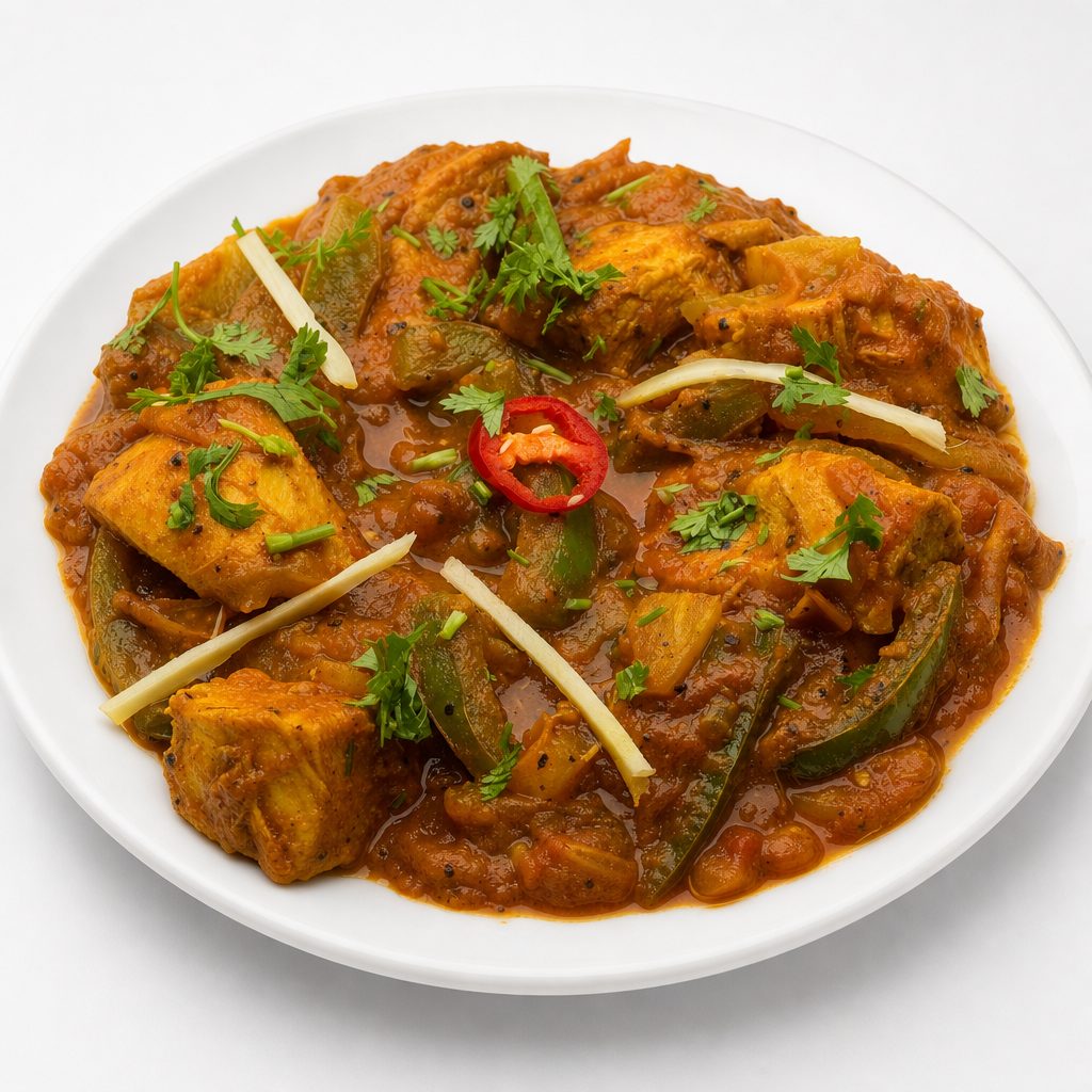 Lunch Kadai chicken ( halal).