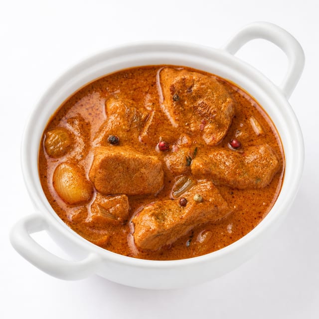Lunch Coconut Fish Curry.