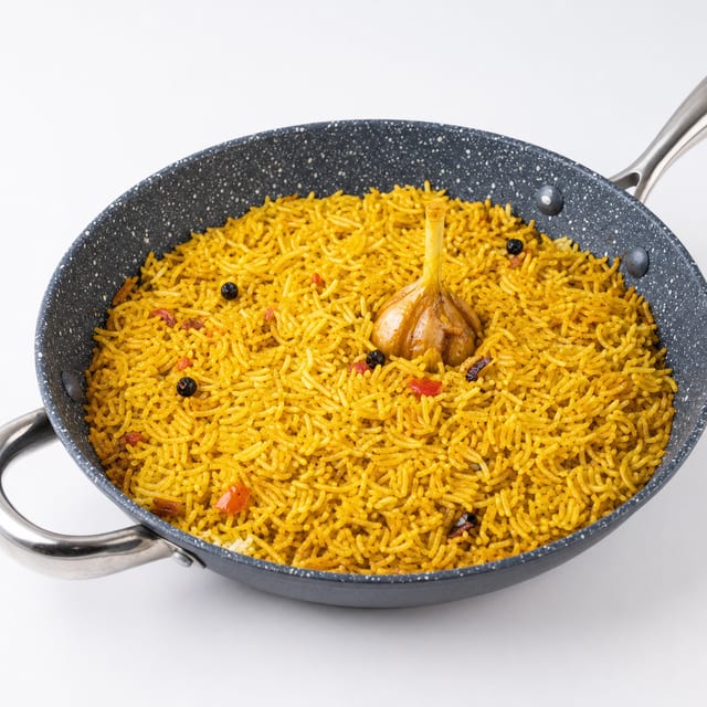 Mushroom Biryani- Vegan.
