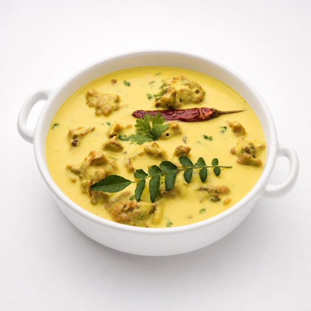Punjabi Kadhi Pakora- veg/gluten free.