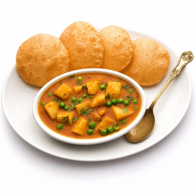 Aloo Poori - All Time Popular.