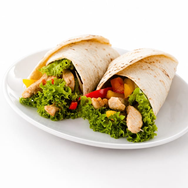 Chicken Wrap - Halal - 2 ROLLS.