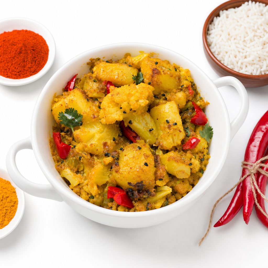 Aloo Gobhi- Vegan and gluten free.