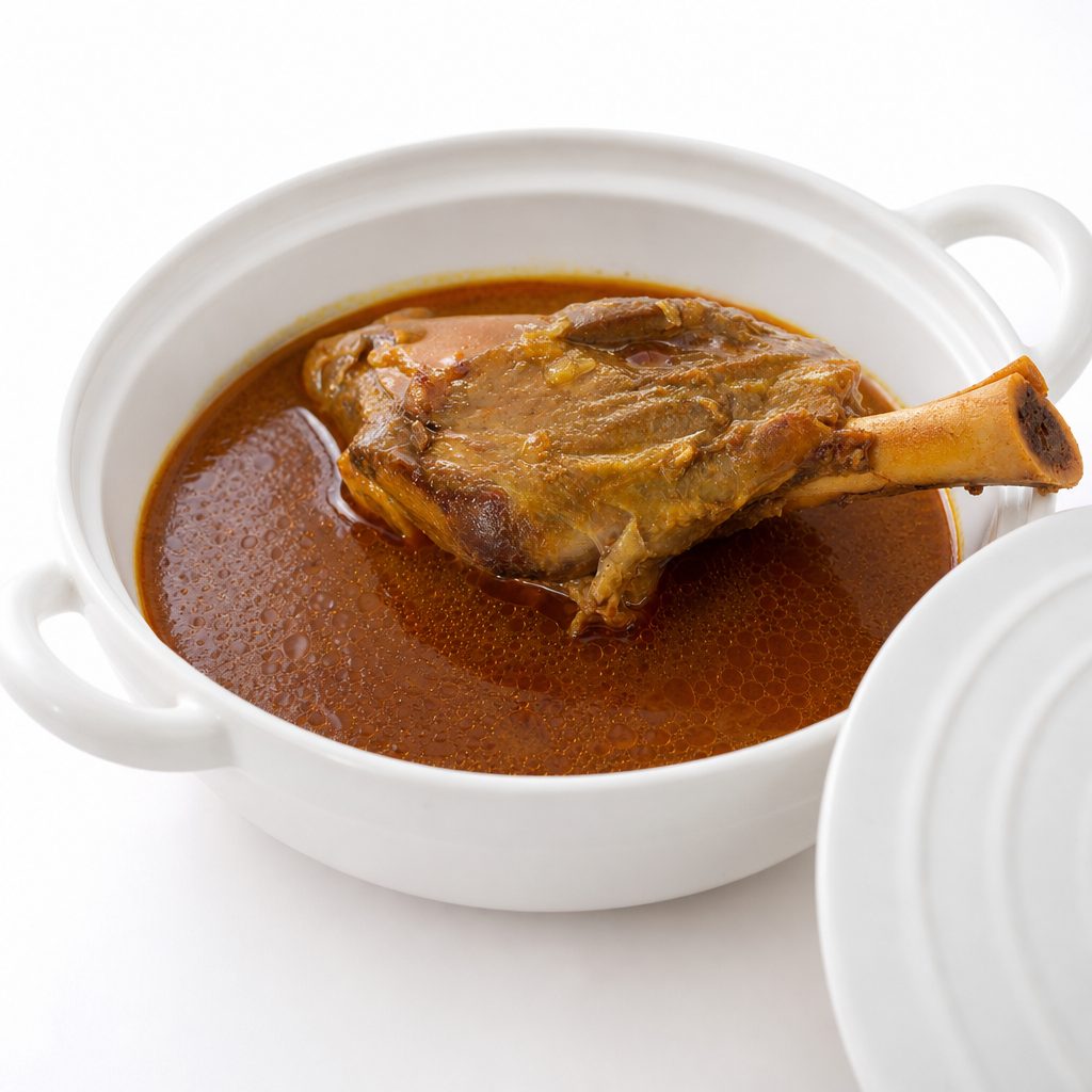 Braised Lamb Shank- gluten free.
