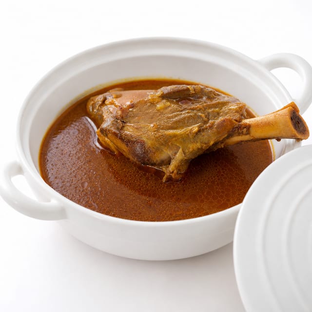 Braised Lamb Shank- gluten free.
