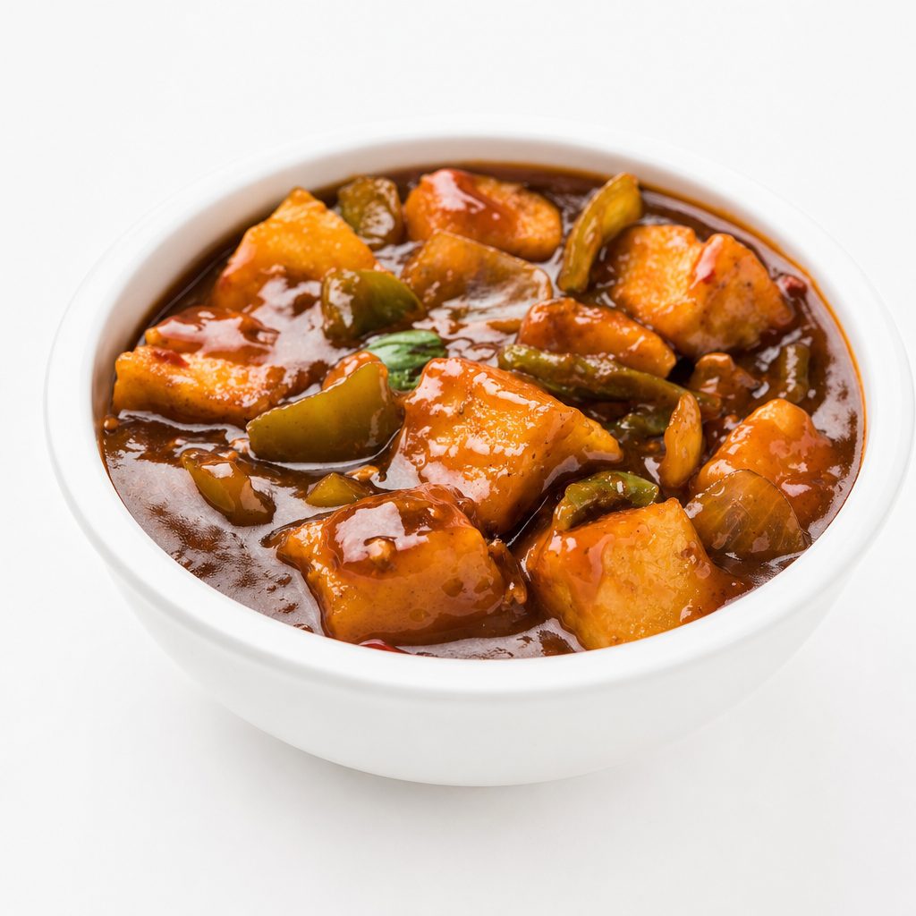 Chilli Paneer- gluten free.