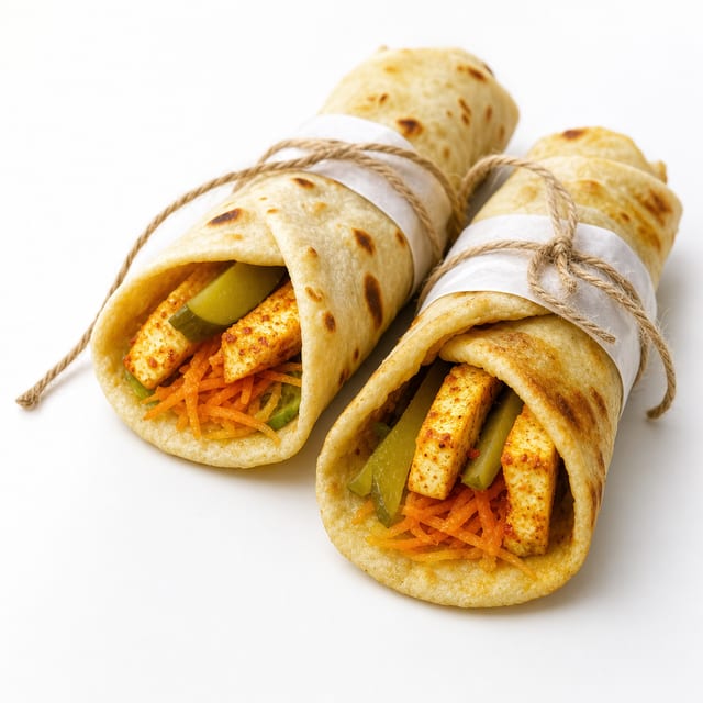 Paneer Kathi Roll- Popular street food ## - 2 Rolls.