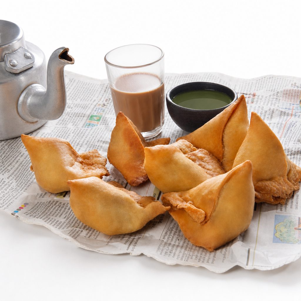 Vegetable  Samosa(2pcs)-  FRESHLY MADE !.