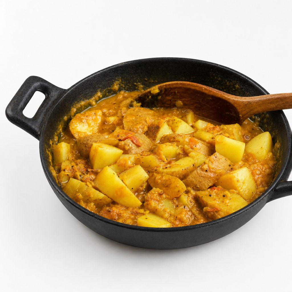 Lunch Dum Aloo- Gluten free.