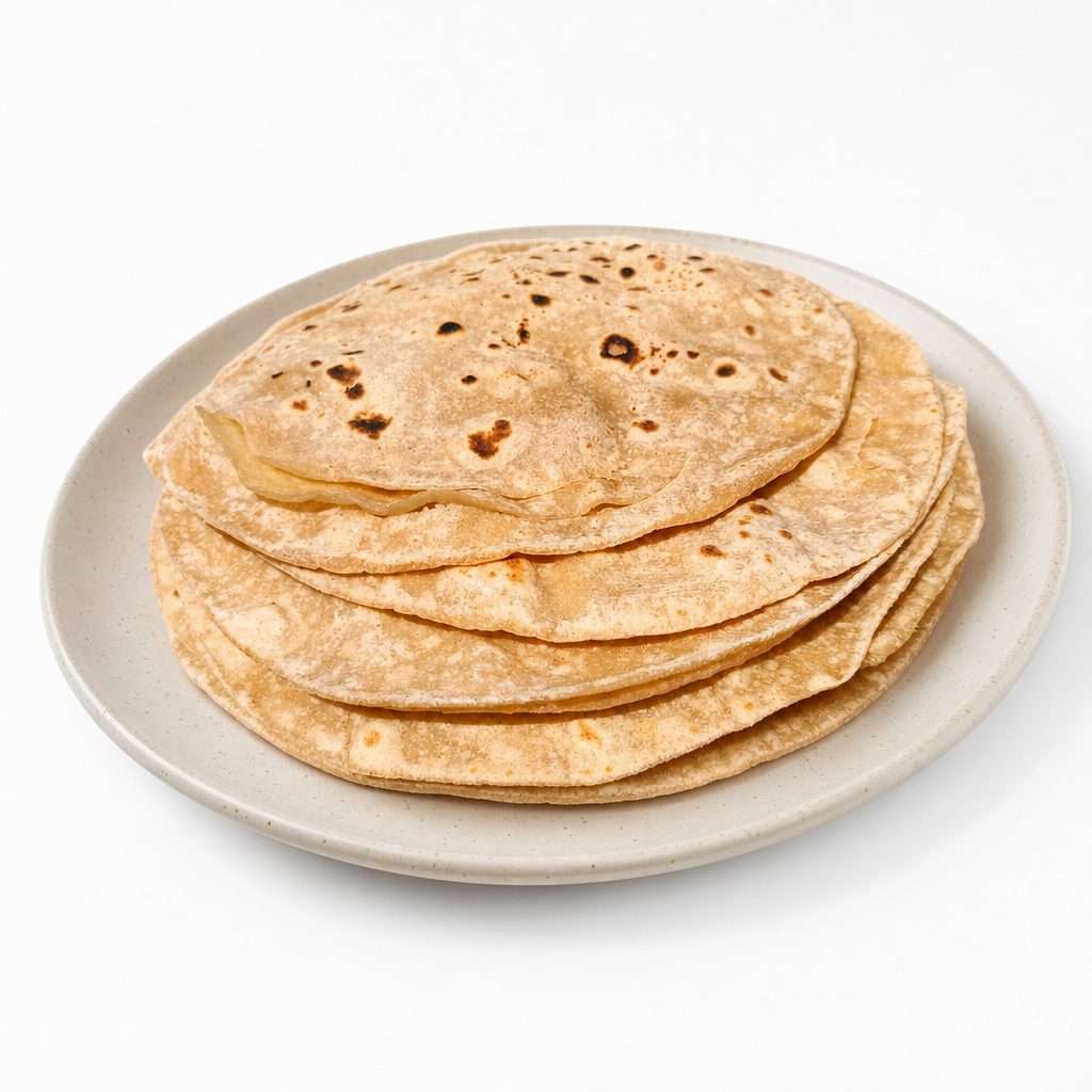 Phulka Roti /Tawa roti - 2 pcs - ### VEGAN BREAD###.