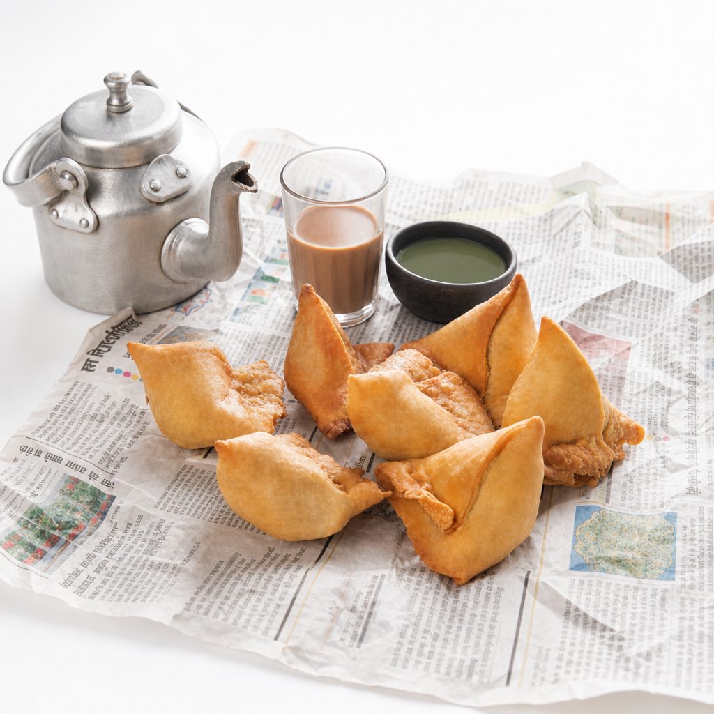   Lunch Vegetable  Samosa(2pcs) --- FRESHLY MADE !.