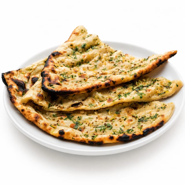 Garlic Roti - vegan.