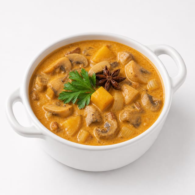 Coconut Mushroom Curry- veg/vegan/gluten free.
