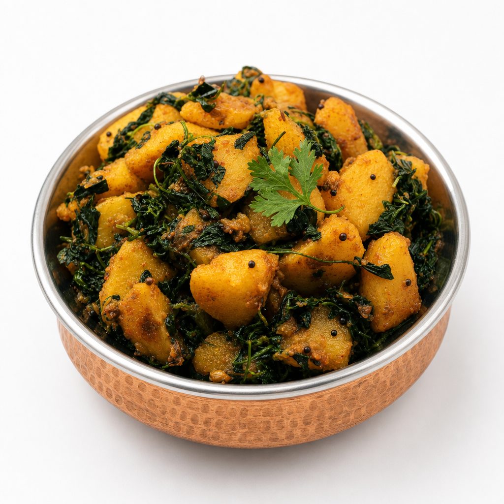 Aloo Methi - veg/vegan.