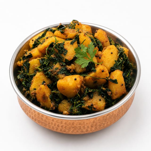 Aloo Methi - veg/vegan.