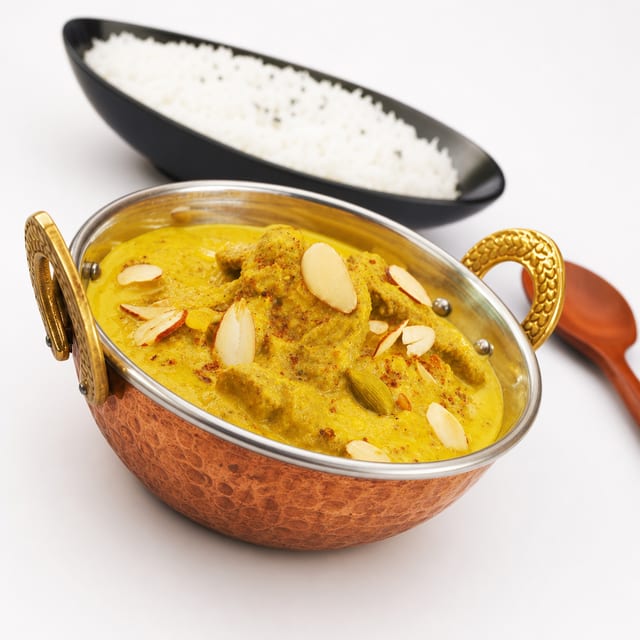 Lunch Lamb Coconut Curry--gluten free & Halal.