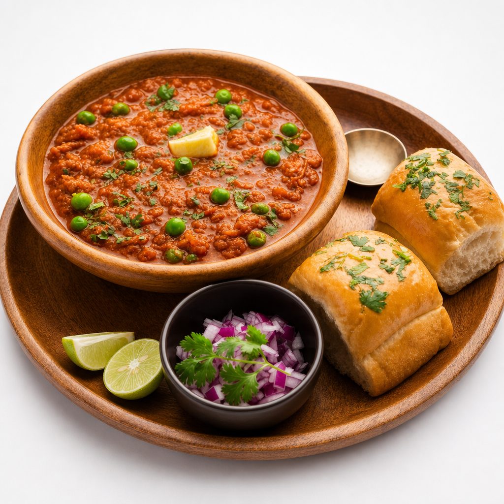  Keema Pav- Halal ##  Finger licking Good !!.
