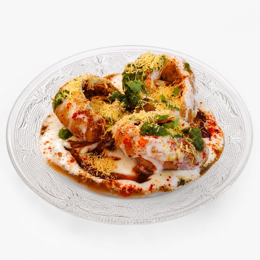 Kachori Chaat- New! (3pcs).