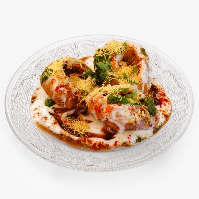 Kachori Chaat- New! (3pcs).
