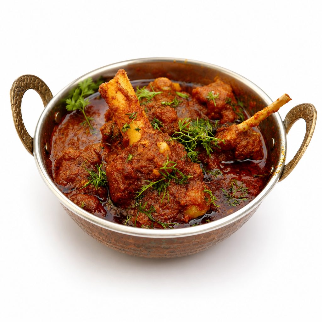 Goat Kadai-- Gluten free ( Halal).