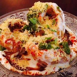 Kachori Chaat- New! (3pcs)
